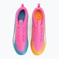 Buty piłkarskie dziecięce PUMA Ultra 6 Play FG/AG Jr poison pink/puma wht/sun stream/bright aqua/puma blk 5