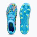 Buty piłkarskie dziecięce PUMA Future 9 Match Advanced Level FG/AG Jr puma white/blue glimmer/pink glimmer/yellow alert 12