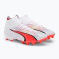 Buty piłkarskie męskie PUMA Ultra Pro FG/AG puma white/puma black/fire orchid 4