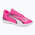 Buty piłkarskie PUMA Ultra Play IT poison pink/puma white/puma black