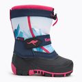 Śniegowce dziecięce KangaROOS Kanga-Bean IV dk navy/daisy pink 2