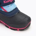 Śniegowce dziecięce KangaROOS Kanga-Bean IV dk navy/daisy pink 7