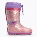 Kalosze dziecięce KangaROOS K-Rain lavender/metallic heart 2