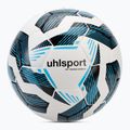 Piłka do piłki nożnej uhlsport Fairtrade Top Training Addglue white/black/fluo blue rozmiar 5