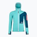 Kurtka softshell damska ORTOVOX Berrino Hooded ice waterfall 5