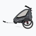 Przyczepka rowerowa Qeridoo Qupa 2 gray