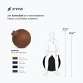 Piłka gimnastyczna STRYVE Active 70 cm natural brown 5