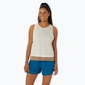 Koszulka do biegania 2w1 damska ASICS Nagino Run Tank oatmeal/pepper
