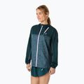 Kurtka do biegania damska ASICS Fujitrail Packable saxon green/light ube 4