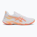 Buty damskie ASICS Netburner Ballistic FF 4 white/vivid coral 2