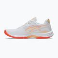 Buty damskie ASICS Netburner Ballistic FF 4 white/vivid coral 9