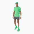 Spodenki do biegania męskie ASICS Road 5IN clay grey/steel grey/illuminate green 2