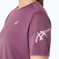 Koszulka do biegania damska ASICS Icon velvet purple 7