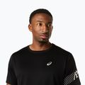 Koszulka do biegania męska ASICS Icon performance black/cream 5