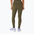 Legginsy do biegania damskie ASICS Nagino Run Adjustable Tight dark olive 3