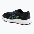 Buty do biegania dziecięce ASICS Contend 9 GS black/vital green 3