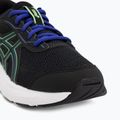 Buty do biegania dziecięce ASICS Contend 9 GS black/vital green 7