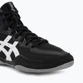 Buty zapaśnicze dziecięce ASICS Matflex 8 GS black/white 7