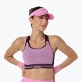 Biustonosz treningowy ASICS Game Compression Bra Dark Aubergine/Bubblegum