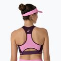Biustonosz treningowy ASICS Game Compression Bra Dark Aubergine/Bubblegum 2