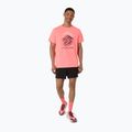 Koszulka do biegania męska Asics Fujitrail Logo Ss Top Sun Coral 2