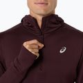 Bluza do biegania męska ASICS Road Winter Ls Hoodie dark currant 5