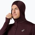 Bluza do biegania męska ASICS Road Winter Ls Hoodie dark currant 6