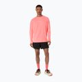 Longsleeve do biegania męski Asics Fujitrail Logo Ls Top Sun Coral 2