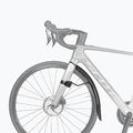 Błotniki rowerowe Topeak Tetrafender R1&R2 Road set black 8