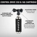 Pompka rowerowa Lezyne Control Drive CO2 + 1 x nabój 16 g gloss black 3