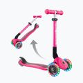 Hulajnoga trójkołowa dziecięca Globber Junior Foldable Lights deep pink 5