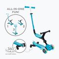 Hulajnoga trójkołowa dziecięca Globber Go.Up Active Lights 360 aqua 2