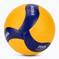 Piłka do siatkówki Mikasa V400W yellow/blue rozmiar 4 2