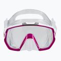 Maska do nurkowania TUSA Freedom Elite white/pink 2