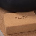 Kostka do jogi Myga Cork Block brązowy 8