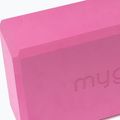 Kostka do jogi Myga Foam Block różowy 2