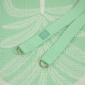 Zestaw do jogi Myga Sage Palm Yoga Set mata + klocek + pasek zielony 8
