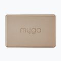Kostka do jogi Myga Foam Block brązowy