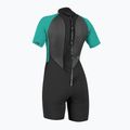 Pianka do pływania damska O'Neill Reactor-2 2 mm Back Zip Spring black/light aqua 7