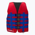 Kamizelka asekuracyjna dziecięca O'Neill Youth Rental Superlite 50N ISO red/blue