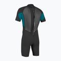 Pianka do pływania dziecięca O'Neill Youth Reactor-2 2mm Back Zip SS Spring black/tide pool 2