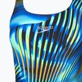 Strój pływacki jednoczęściowy damski Speedo Printed Medalist black/blue 3