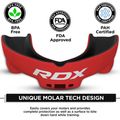 Ochraniacz szczęki RDX Mouth Guard black/red 5