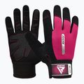 Rękawiczki treningowe RDX W1F Full Finger pink 6