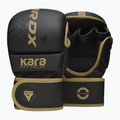 Rękawice grapplingowe RDX F6 Shooter Grappling golden