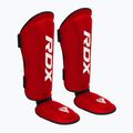 Ochraniacze piszczeli i stóp RDX T1 Shin Instep Molded King red/white