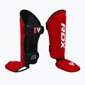 Ochraniacze piszczeli i stóp RDX T1 Shin Instep Molded King red/white 2