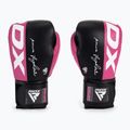 Rękawice bokserskie RDX REX F4 pink/black 2