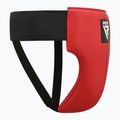 Ochraniacz krocza męski RDX R1 Martial Arts Groin Guard red/black 3