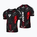 Koszulka treningowa męska RDX IMMAF Approved Half Sleeves Compression red 3